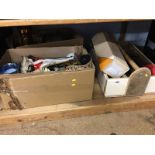 Three boxes assorted including tools