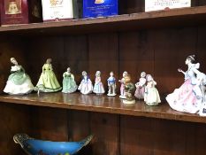 Quantity of Royal Doulton figures etc. (11)