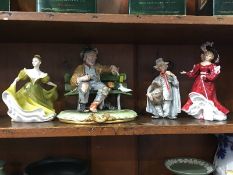 Quantity of Royal Doulton and other figures (4)