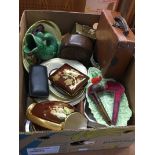 Box of assorted including Carlton Ware etc.