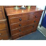 Victorian mahogany chest of drawers