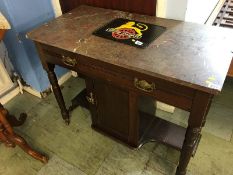 Marble top washstand