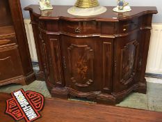 Italian style side cabinet and a bookcase