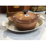 Le Creuset casserole and dish