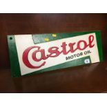 Cast 'Castrol' sign