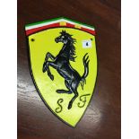 Cast 'Ferrari' sign