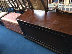 Blanket box and an ottoman