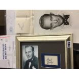 Bing Crosby autograph, letters etc.