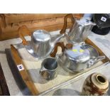 Picquot Ware tea set