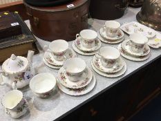 Royal Albert 'Moss Rose' tea set