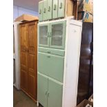 Retro kitchen cabinet and narrow chest of drawers