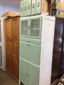 Retro kitchen cabinet and narrow chest of drawers