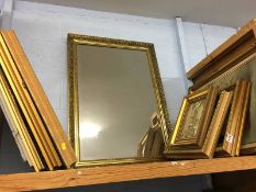 Assorted mirrors and pictures