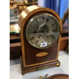 Mahogany mantle clock