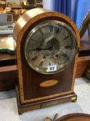 Mahogany mantle clock