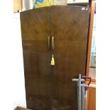 Oak double door wardrobe