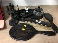 Ebony dressing table set