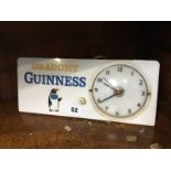 Guinness advertising clock / light