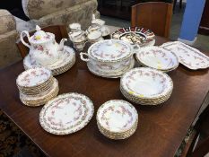 Royal Albert Dimity Rose tea and dinner service