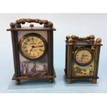 Two small carriage clocks