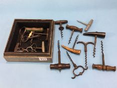 A collection of corkscrews