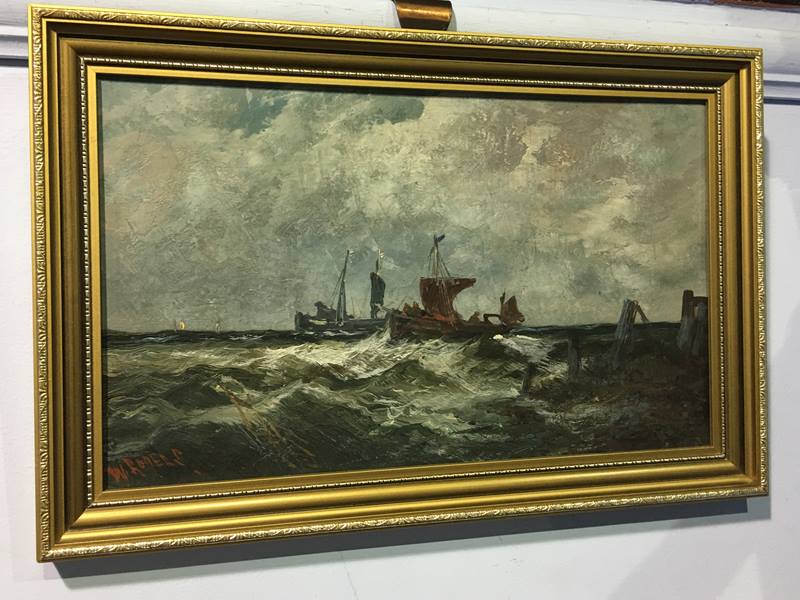 W. Rogers, Pair of Seascapes, 41cm x 27cm - Image 2 of 3