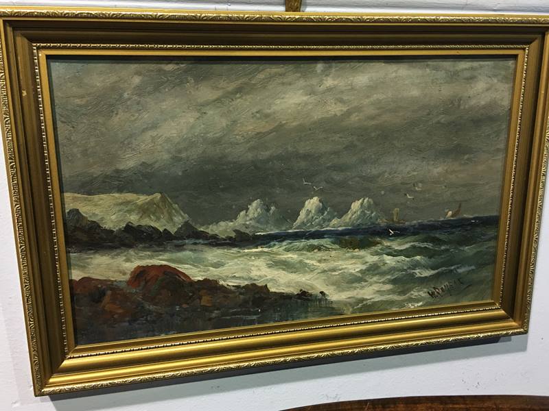 W. Rogers, Pair of Seascapes, 41cm x 27cm - Image 3 of 3