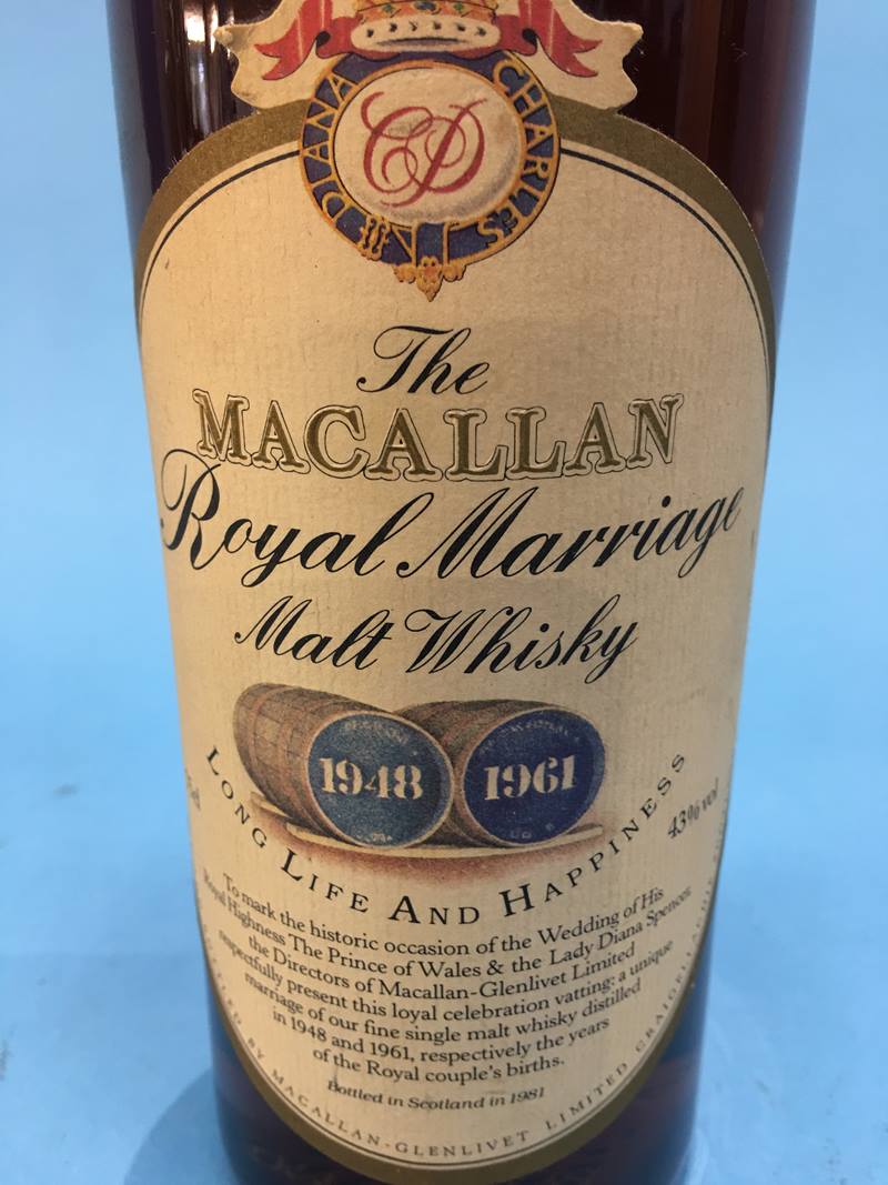 A bottle of 'The Macallan Royal Marriage Malt Whisky' to mark the wedding of His Royal Highness Prin - Image 3 of 3
