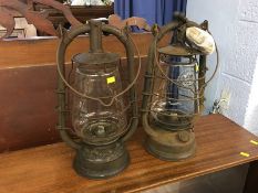 Pair of Tilley lamps