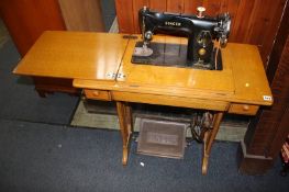 Singer treddle sewing machine