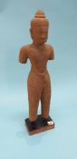 A cast Egyptian style figure, 57cm height