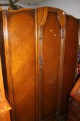 Oak single door wardrobe