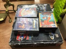 Sega Mega Drive and various games