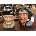 Two Royal Doulton toby jugs