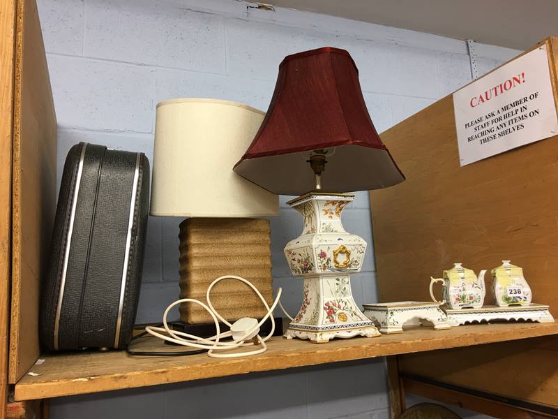 Two lamps etc.
