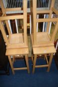 Four bar stools