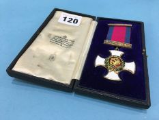 A Distinguished Service Order medal, in a Garrard and Co. Ltd box (unnamed)