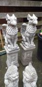 Pair of garden Griffins