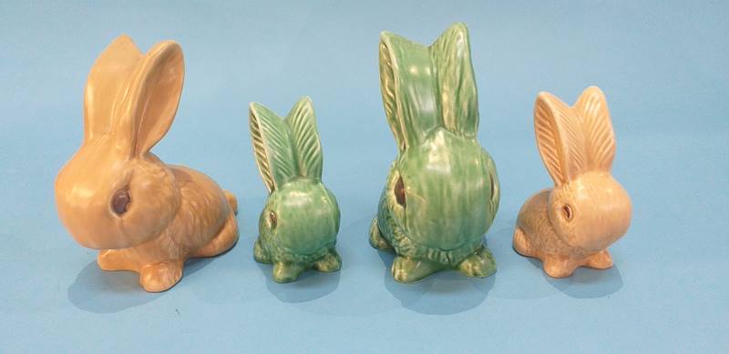 Four Sylvac rabbits - Image 2 of 2