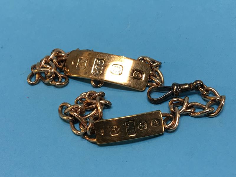 Two 9ct gold bracelets,weight 40g - Image 2 of 5