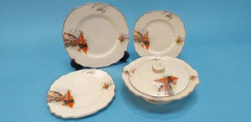 A Myott 'Vandyke' dinner service