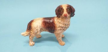 A cast model of a Spaniel