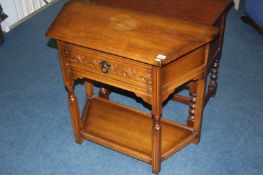 Oak side table