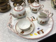 A continental porcelain cabaret set