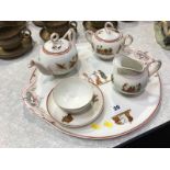 A continental porcelain cabaret set