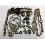 Assorted jewellery, silver etc.