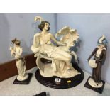 Three Florence / Armani figures