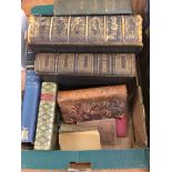 Box of books, including family bibles etc.