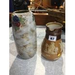 Royal Doulton jug and vase