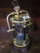 Decorative brass egg timer